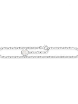 Thomas Sabo Fußkette Carrier X2090-007-21-L24 925er Silber, Emaille