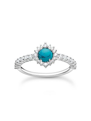 Thomas Sabo Ring - TR2344-405-17 925 Silber, Zirkonia blau