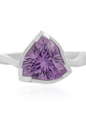 Amethyst-Silberring (MONOSONO COLLECTION)