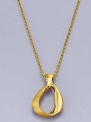 Anhänger mit Kette in Gelbgold 585 Diemer Gelbgold