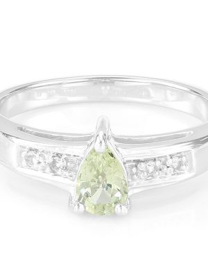 Chrysoberyll-Silberring