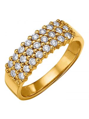Damenring mit lupenreinen Brillanten in Gelbgold 585 Diemer Gelbgold