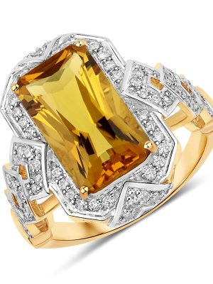 Goldener Beryll-Goldring (SUHANA)