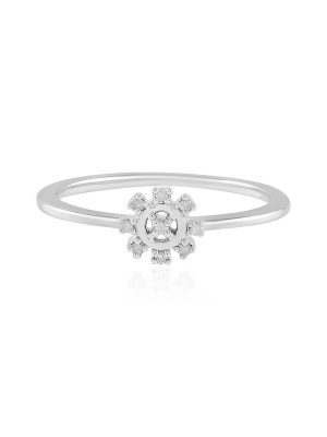 I2 (I) Diamant-Silberring