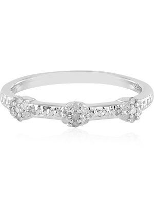 I2 (I) Diamant-Silberring
