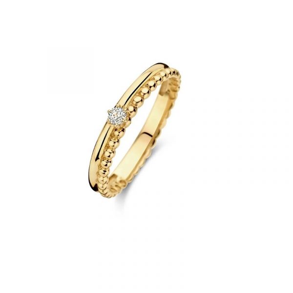 Jackie Ring - 52 585 Gold, Edelstahl gold