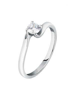 Live Diamond Damenring LDW030179016I 375er Weißgold, recycelt