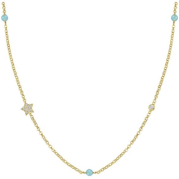 Nomination Halskette - Gioie - 146203/016 925 Silber, Zirkonia gold