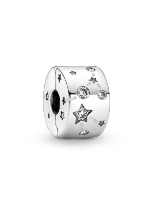 Pandora Clip - Stars and Galaxy - 790010C01 925 Silber, Zirkonia silber