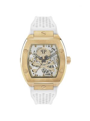 Philipp Plein Herrenuhr The Skeleton PWBAA0421 Edelstahl