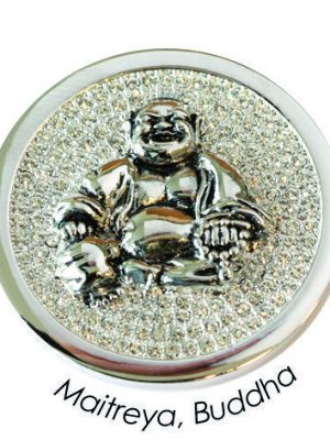 Quoins Charm - Maitreya, Buddha - QMOA-28L-Z silber