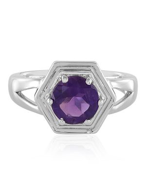 Sambia-Amethyst-Silberring