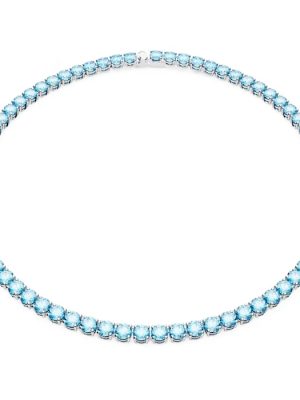 Swarovski Halskette - Matrix - 5661187 Metall, Zirkonia blau