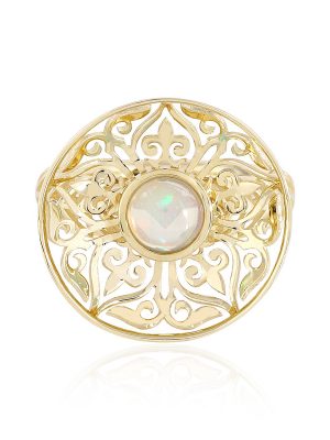 Welo-Opal-Goldring (Ornaments by de Melo)