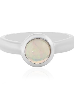 Welo-Opal-Silberring (MONOSONO COLLECTION)