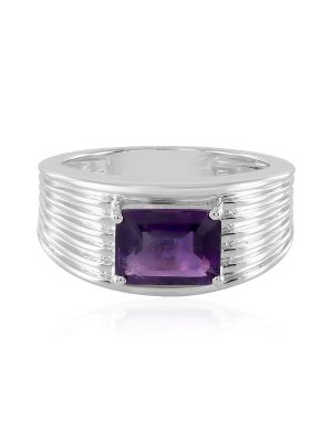 Amethyst-Silberring