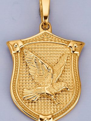 Anhänger - Wappen - Diemer Gelbgold