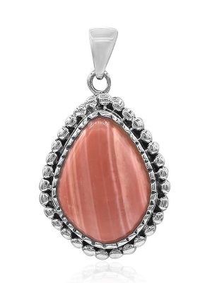 Australischer Pinkfarbener Opal-Silberanhänger (Art of Nature)