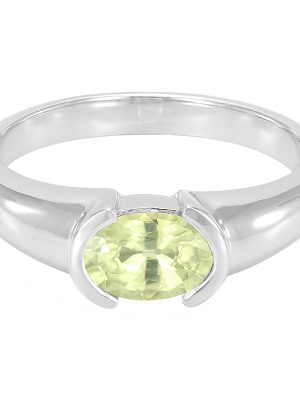 Chrysoberyll-Silberring
