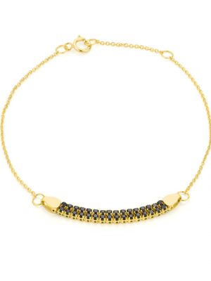 ELLA Juwelen Armband - VYN704466 585 Gold schwarz