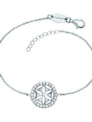 Engelsrufer Armband - Lebensblume - ERB-LILLIFL-ZI 925 Silber, Zirkonia silber
