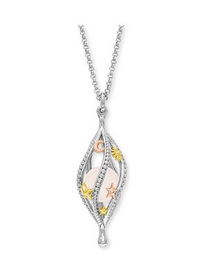 Engelsrufer Kette ERN-UNIVERSE-RQ-TRI 925er Silber, Farbstein