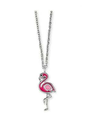 Engelsrufer Kette HEN-FLAMINGO 925er Silber rhodiniert
