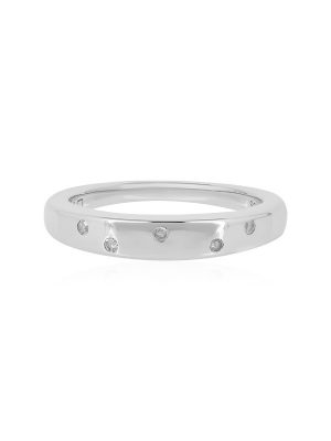 I2 (I) Diamant-Silberring