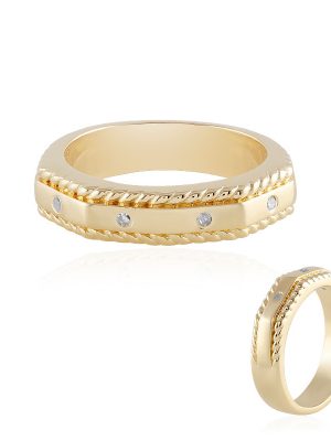I3 (J) Diamant-Silberring