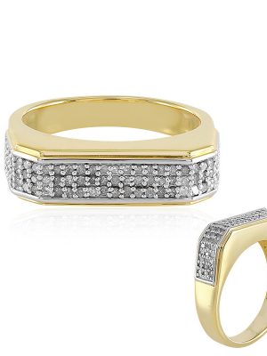 I3 (J) Diamant-Silberring