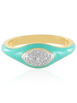 I3 (J) Diamant-Silberring