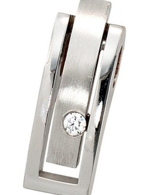 JOBO Kettenanhänger Anhänger mit Diamant, 950 Platin