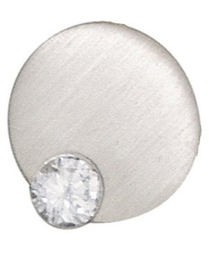 JOBO Runder Anhänger mit Diamant, 950 Platin