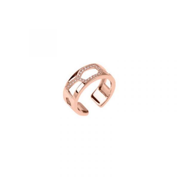 Les Georgettes Ring - M Messing, Zirkonia roségold