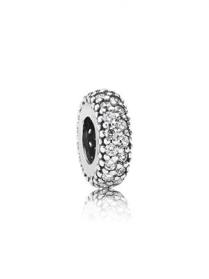 Pandora Elemente - Sterlingsilber, Cubic Zirkonia - Zwischenelement - 791359CZ 925 Silber, Zirkonia weiß