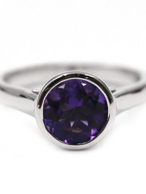 Sambia-Amethyst-Silberring