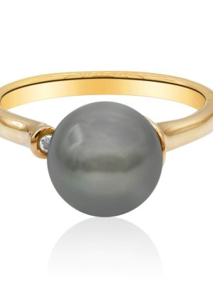 Tahitiperlen-Goldring (TPC)