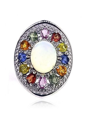 Welo-Opal-Silberring