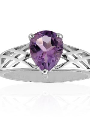 Amethyst-Silberring