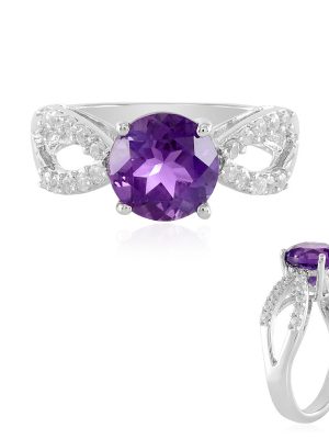 Amethyst-Silberring