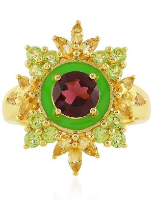 Edelstein-Silberring