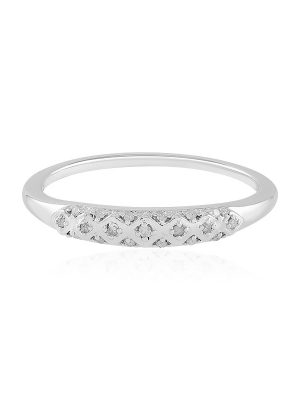 I2 (I) Diamant-Silberring