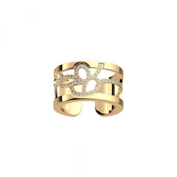 Les Georgettes Ring - Petales - PETG12 Messing gold