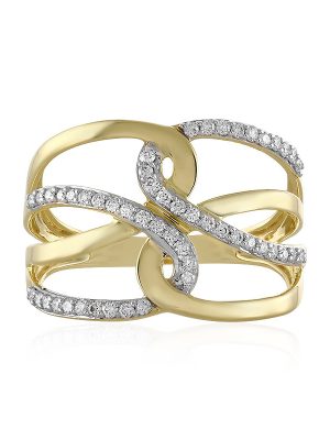 Lupenreiner (F) Brillant-Goldring (LUCENT DIAMONDS)