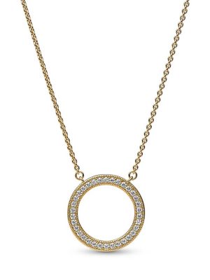 Pandora Halskette - 362735C01-45 Metall, Zirkonia gold