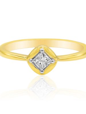 SI1 (G) Diamant-Goldring (Annette)