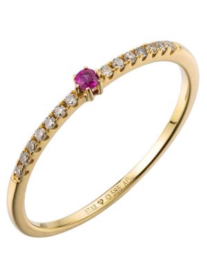 Stardiamant Ring - Brillant Gelbgold 585 - D6485G 585 Gold, Brillant gold