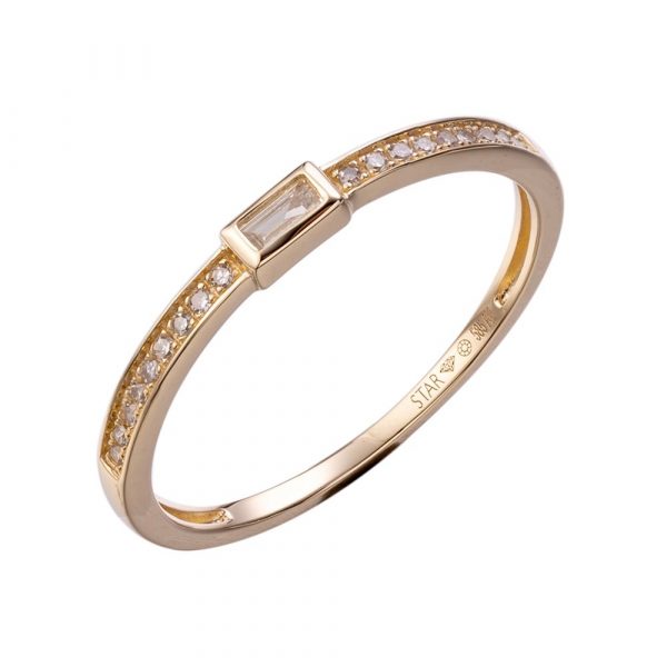 Stardiamant Ring - Brillant Gelbgold 585 - D6493G 585 Gold, Brillant gold