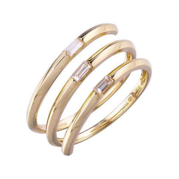 Stardiamant Ring - Diamant Gelbgold 585 - D6491G 585 Gold, Diamant gold