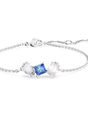 Swarovski Armband - Mesmera M - 5668359 Metall, Swarovski Kristall blau